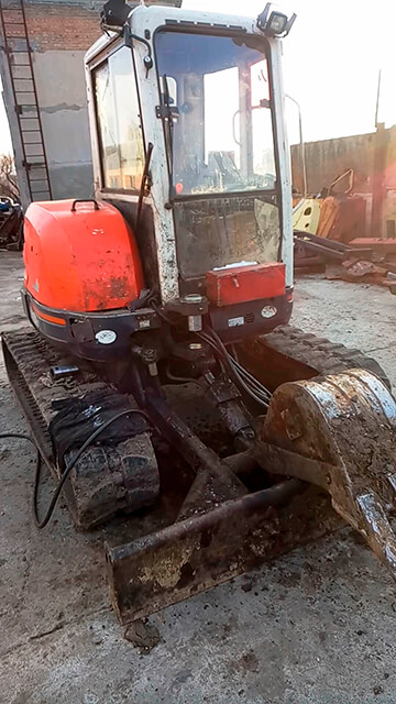 Ремонт экскаватора Kubota